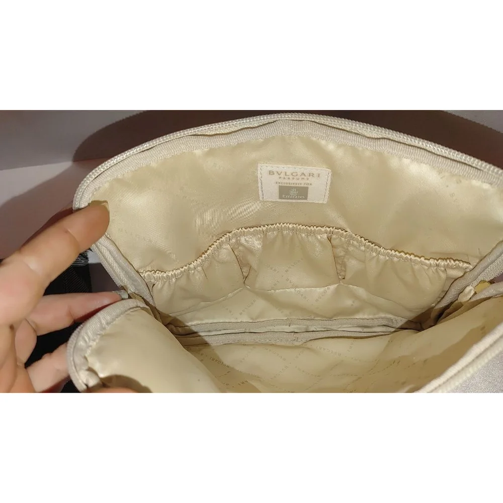 BVLGARI for Emirates Travel Makeup Bags x2